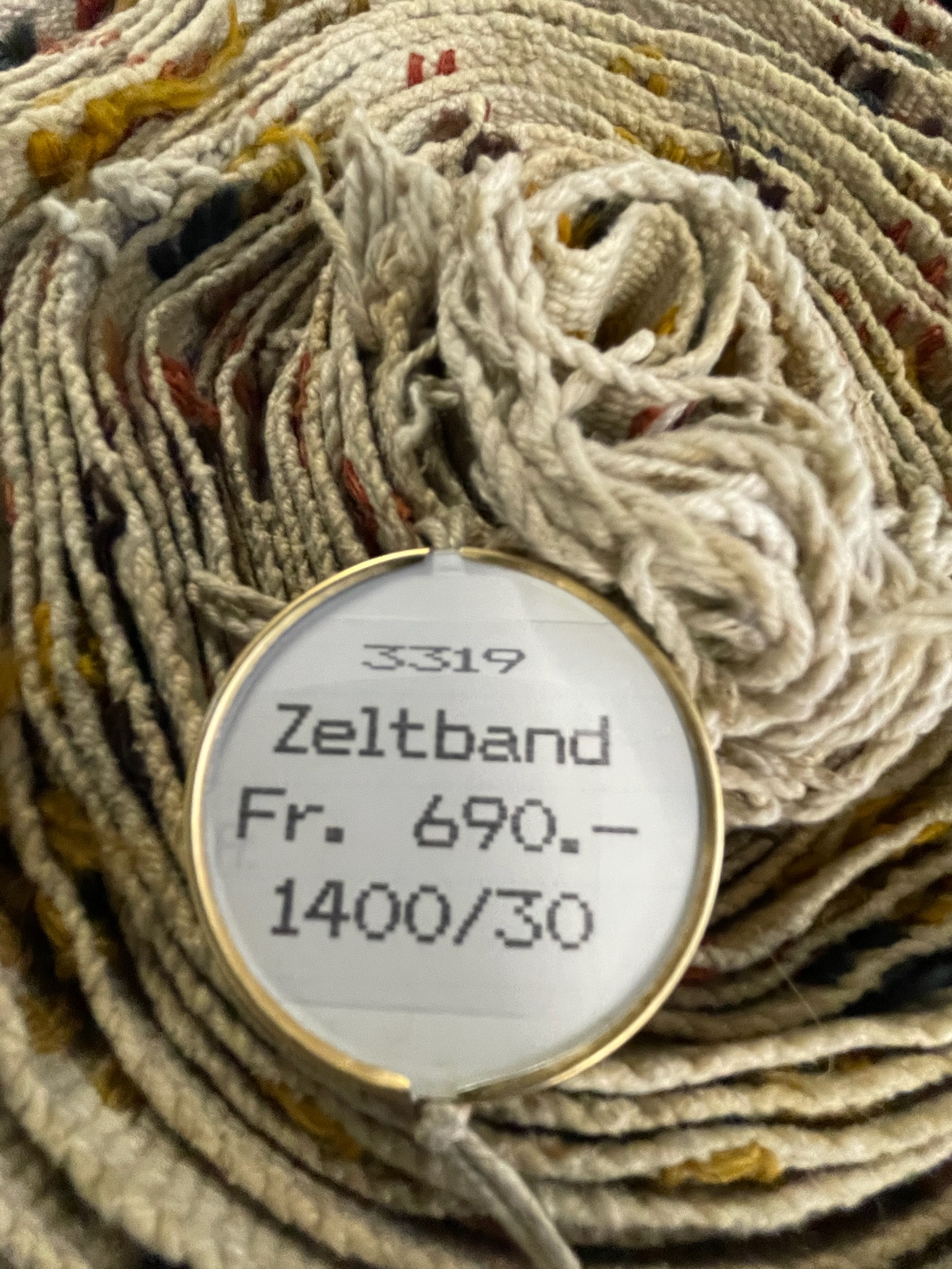 Zeltband Teppich